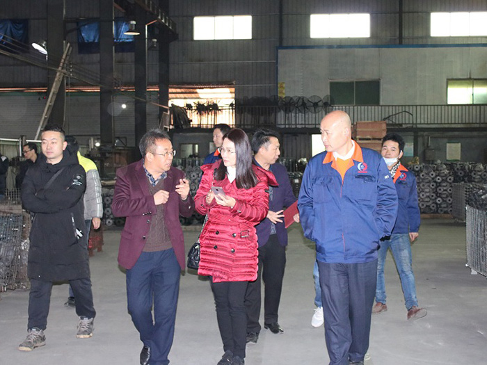 凌霄泵業(yè)財務總監(jiān)來公司調研